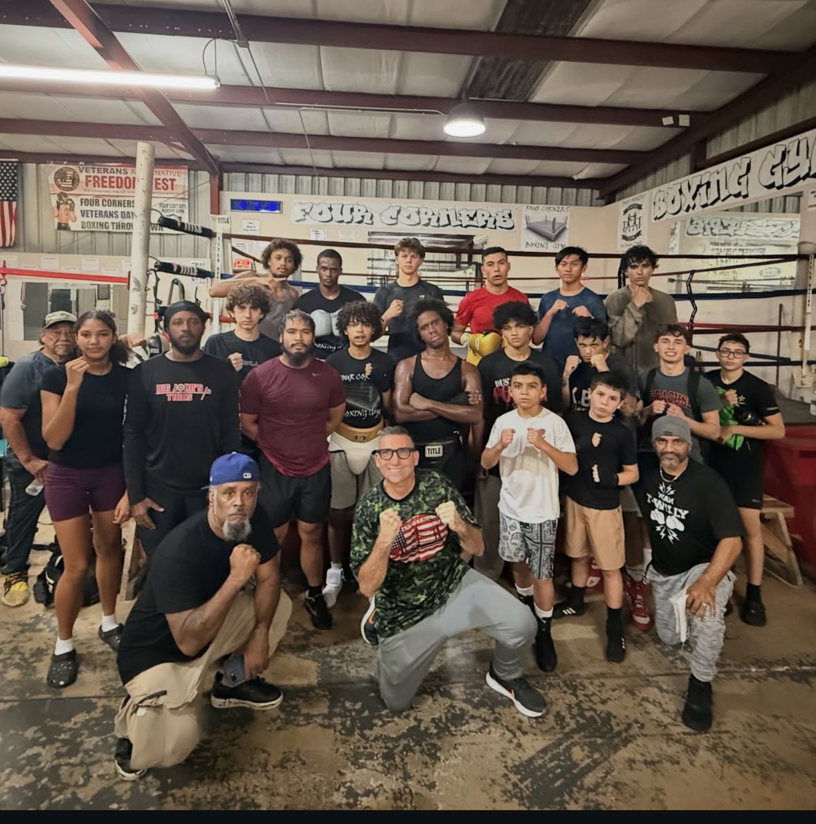Coach Frankie and the boxing gym community